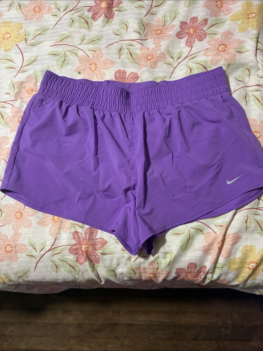 Nike Women's Purple Athletic Running Shorts